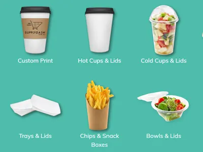 Ecommerce web design of www.supplydash.com.au